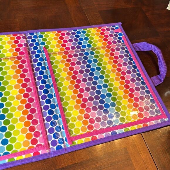 Lisa Frank 2016 Portfolio with handles Unicorns Rainbows Leopard - Picture 4 of 11